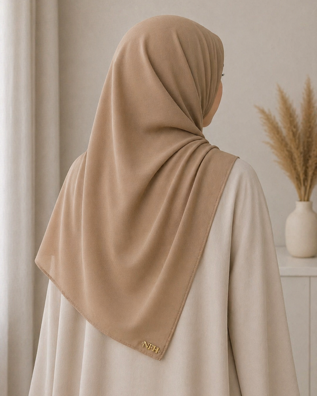Signature Chiffon Hijab - Mocha