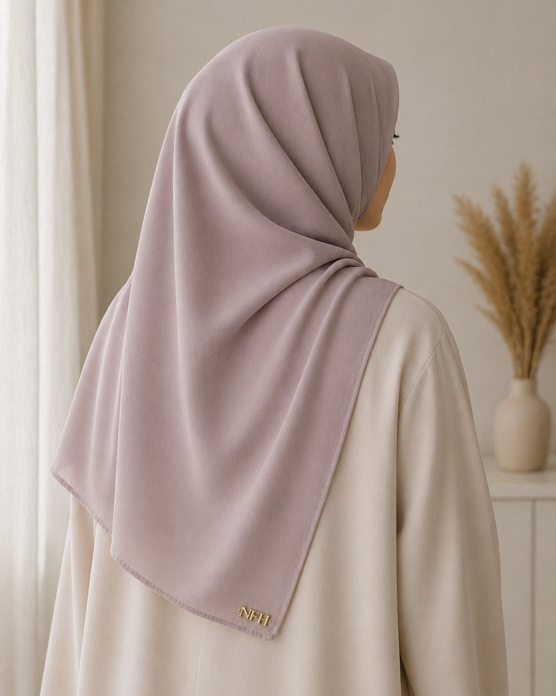Signature Chiffon Hijab - Dusty Pink
