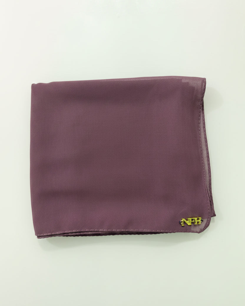 Signature Chiffon Hijab - Plum