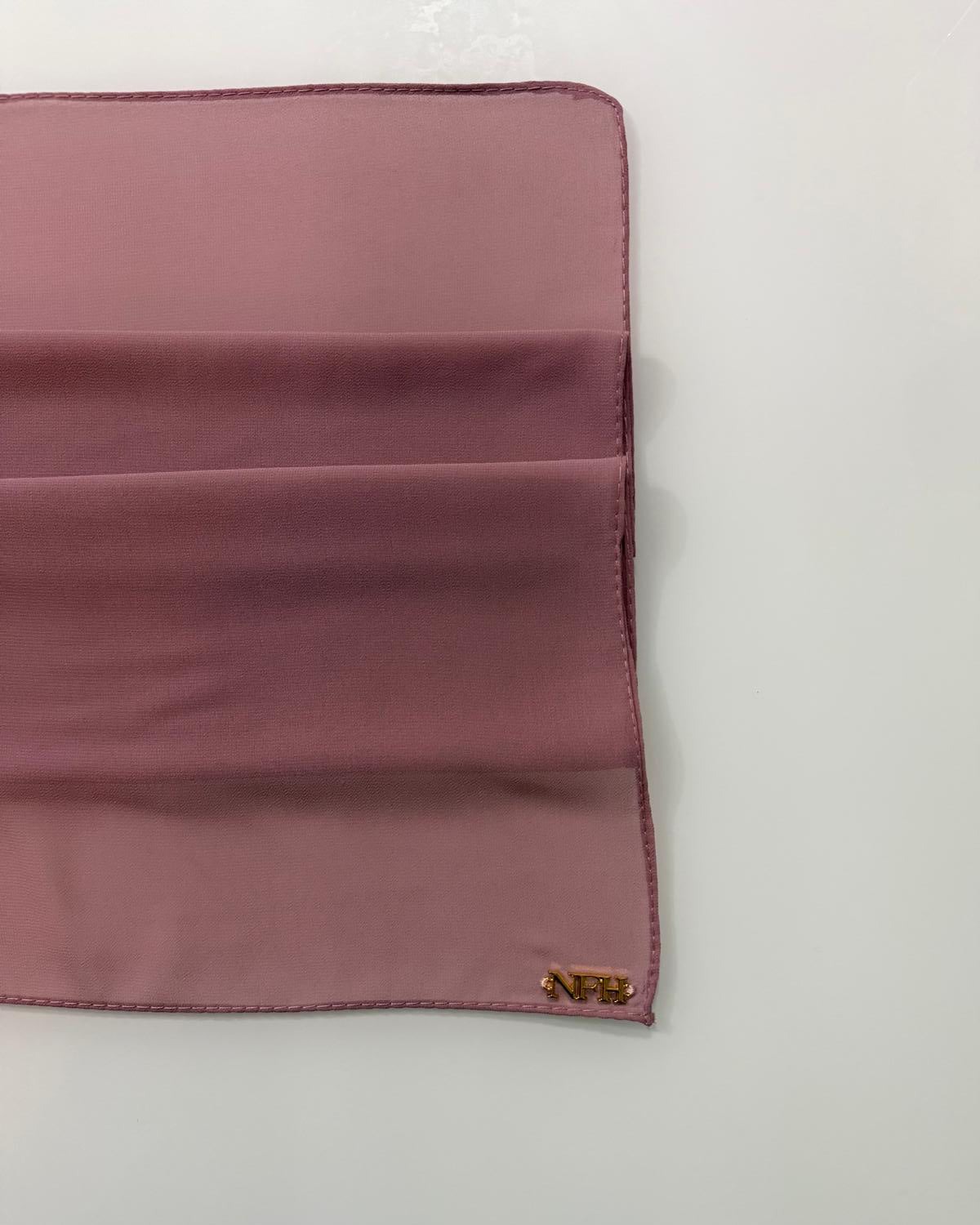 Signature Chiffon Hijab - Rose